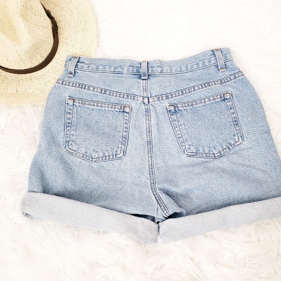 Vintage Pants - 90s Vintage Liz Claiborne High Rise Jean Shorts